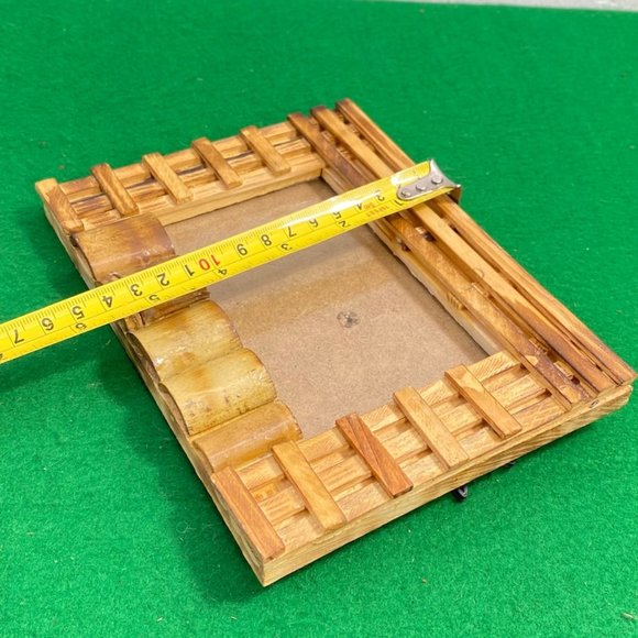 Vintage Handmade Wood Frame - Handmade Wooden Picture Frame - Picture Frames - S - Picture 6 of 9